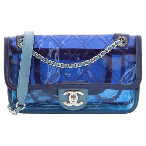 chanel pvc coco splash medium flap bag|chanel fabric flap.